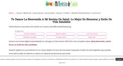 Desktop Screenshot of mirevistadesalud.org